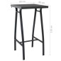 vidaXL 5-tlg. Gartenbar-Set Schwarz und Grau vidaXL 5-tlg. Gartenbar-Set Schwarz und Grau