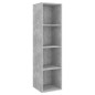 vidaXL 4-tlg. TV-Schrank-Set Betongrau Holzwerkstoff vidaXL 4-tlg. TV-Schrank-Set Betongrau Holzwerkstoff