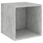 vidaXL 4-tlg. TV-Schrank-Set Betongrau Holzwerkstoff vidaXL 4-tlg. TV-Schrank-Set Betongrau Holzwerkstoff
