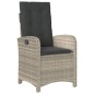 vidaXL 7-tlg. Garten-Essgruppe mit Kissen Hellgrau Poly Rattan vidaXL 7-tlg. Garten-Essgruppe mit Kissen Hellgrau Poly Rattan