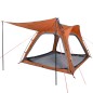 vidaXL Campingzelt 4 Personen Grau & Orange 240x221x160 cm 185T Taft vidaXL Campingzelt 4 Personen Grau & Orange 240x221x160 cm 185T Taft