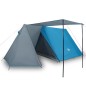 vidaXL Campingzelt 3 Personen Blau 465x220x170 cm 185T Taft vidaXL Campingzelt 3 Personen Blau 465x220x170 cm 185T Taft