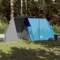 vidaXL Campingzelt 3 Personen Blau 465x220x170 cm 185T Taft vidaXL Campingzelt 3 Personen Blau 465x220x170 cm 185T Taft