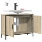 vidaXL Waschbeckenunterschrank Sonoma-Eiche 80x30x60 cm Holzwerkstoff vidaXL Waschbeckenunterschrank Sonoma-Eiche 80x30x60 cm Holzwerkstoff