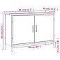 vidaXL Waschbeckenunterschrank Sonoma-Eiche 80x30x60 cm Holzwerkstoff vidaXL Waschbeckenunterschrank Sonoma-Eiche 80x30x60 cm Holzwerkstoff