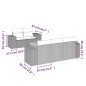 vidaXL 6-tlg. Garten-Sofagarnitur mit Kissen Beige Poly Rattan vidaXL 6-tlg. Garten-Sofagarnitur mit Kissen Beige Poly Rattan