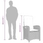 vidaXL 7-tlg. Garten-Essgruppe mit Kissen Braun Poly Rattan vidaXL 7-tlg. Garten-Essgruppe mit Kissen Braun Poly Rattan