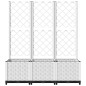 vidaXL Pflanzkübel mit Rankgitter Weiß 120x40x136 cm PP vidaXL Pflanzkübel mit Rankgitter Weiß 120x40x136 cm PP