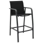 vidaXL 3-tlg. Gartenbar-Set Schwarz vidaXL 3-tlg. Gartenbar-Set Schwarz