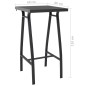 vidaXL 3-tlg. Gartenbar-Set Schwarz vidaXL 3-tlg. Gartenbar-Set Schwarz