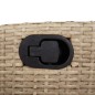vidaXL 5-tlg. Garten-Essgruppe mit Kissen Beigemischung Poly Rattan vidaXL 5-tlg. Garten-Essgruppe mit Kissen Beigemischung Poly Rattan
