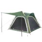 vidaXL Campingzelt 4 Personen Grün 240x221x160 cm 185T Taft vidaXL Campingzelt 4 Personen Grün 240x221x160 cm 185T Taft