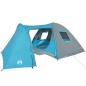 vidaXL Campingzelt 6 Personen Blau 466x342x200 cm 185T Taft vidaXL Campingzelt 6 Personen Blau 466x342x200 cm 185T Taft
