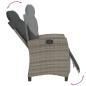 vidaXL 7-tlg. Garten-Essgruppe mit Kissen Grau Poly Rattan vidaXL 7-tlg. Garten-Essgruppe mit Kissen Grau Poly Rattan
