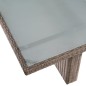 vidaXL 11-tlg. Garten-Essgruppe Poly Rattan Braun vidaXL 11-tlg. Garten-Essgruppe Poly Rattan Braun