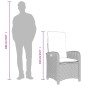 vidaXL 7-tlg. Garten-Essgruppe mit Kissen Braun Poly Rattan vidaXL 7-tlg. Garten-Essgruppe mit Kissen Braun Poly Rattan