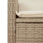 vidaXL 7-tlg. Garten-Essgruppe mit Kissen Beige Poly Rattan vidaXL 7-tlg. Garten-Essgruppe mit Kissen Beige Poly Rattan