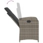 vidaXL 5-tlg. Garten-Essgruppe mit Kissen Grau Poly Rattan vidaXL 5-tlg. Garten-Essgruppe mit Kissen Grau Poly Rattan
