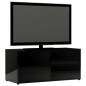 vidaXL TV-Schrank Hochglanz-Schwarz 80x34x36 cm Holzwerkstoff vidaXL TV-Schrank Hochglanz-Schwarz 80x34x36 cm Holzwerkstoff