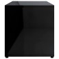 vidaXL TV-Schrank Hochglanz-Schwarz 80x34x36 cm Holzwerkstoff vidaXL TV-Schrank Hochglanz-Schwarz 80x34x36 cm Holzwerkstoff
