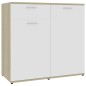 vidaXL Sideboard Weiß Sonoma-Eiche 160x36x75 cm Holzwerkstoff vidaXL Sideboard Weiß Sonoma-Eiche 160x36x75 cm Holzwerkstoff