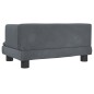 vidaXL Kindersofa Dunkelgrau 60x40x30 cm Samt vidaXL Kindersofa Dunkelgrau 60x40x30 cm Samt