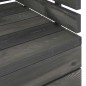 vidaXL 9-tlg. Garten-Sofagarnitur aus Paletten Kiefernholz Dunkelgrau vidaXL 9-tlg. Garten-Sofagarnitur aus Paletten Kiefernholz Dunkelgrau