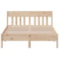 vidaXL Massivholzbett ohne Matratze 160x200 cm Kiefernholz vidaXL Massivholzbett ohne Matratze 160x200 cm Kiefernholz