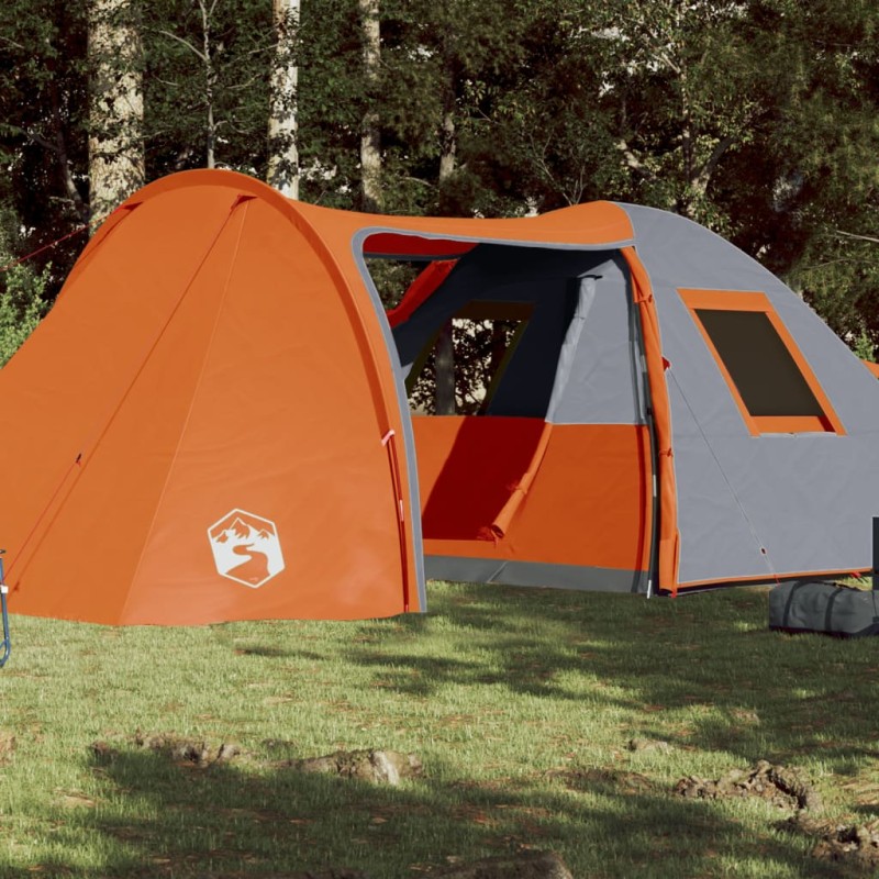 vidaXL Kuppel-Familienzelt 6 Personen Orange Wasserdicht vidaXL Kuppel-Familienzelt 6 Personen Orange Wasserdicht