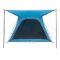 vidaXL Campingzelt 4 Personen Blau Quick Release Wasserfest vidaXL Campingzelt 4 Personen Blau Quick Release Wasserfest