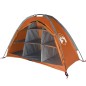 vidaXL Lagerzelt 9 Fächer Grau & Orange 125x50x68 cm 185T Taft vidaXL Lagerzelt 9 Fächer Grau & Orange 125x50x68 cm 185T Taft