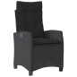 vidaXL 5-tlg. Garten-Essgruppe mit Kissen Schwarz Poly Rattan vidaXL 5-tlg. Garten-Essgruppe mit Kissen Schwarz Poly Rattan