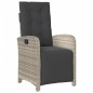 vidaXL 7-tlg. Garten-Essgruppe mit Kissen Hellgrau Poly Rattan vidaXL 7-tlg. Garten-Essgruppe mit Kissen Hellgrau Poly Rattan