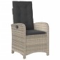 vidaXL 7-tlg. Garten-Essgruppe mit Kissen Hellgrau Poly Rattan vidaXL 7-tlg. Garten-Essgruppe mit Kissen Hellgrau Poly Rattan