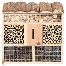 vidaXL Insektenhotel 30x10x30 cm Tannenholz  