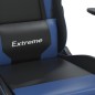 vidaXL Gaming-Stuhl Schwarz und Blau Kunstleder vidaXL Gaming-Stuhl Schwarz und Blau Kunstleder