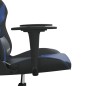 vidaXL Gaming-Stuhl Schwarz und Blau Kunstleder vidaXL Gaming-Stuhl Schwarz und Blau Kunstleder