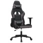 vidaXL Gaming-Stuhl Schwarz und Grau Kunstleder vidaXL Gaming-Stuhl Schwarz und Grau Kunstleder