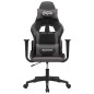 vidaXL Gaming-Stuhl Schwarz und Grau Kunstleder vidaXL Gaming-Stuhl Schwarz und Grau Kunstleder