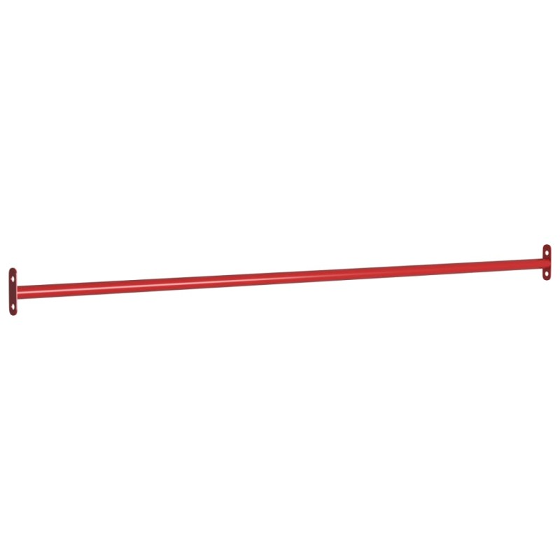 vidaXL Turnstange 125 cm Stahl Rot vidaXL Turnstange 125 cm Stahl Rot