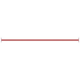 vidaXL Turnstange 125 cm Stahl Rot