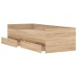vidaXL Bettgestell mit Schubladen Sonoma-Eiche 90x190 cm vidaXL Bettgestell mit Schubladen Sonoma-Eiche 90x190 cm