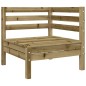 vidaXL Garten-Ecksofa mit Kissen Kiefernholz Imprägniert vidaXL Garten-Ecksofa mit Kissen Kiefernholz Imprägniert