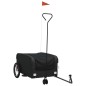 vidaXL Fahrradanhänger Schwarz 45 kg Eisen vidaXL Fahrradanhänger Schwarz 45 kg Eisen