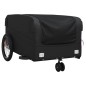 vidaXL Fahrradanhänger Schwarz 45 kg Eisen vidaXL Fahrradanhänger Schwarz 45 kg Eisen