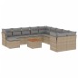 vidaXL 12-tlg. Garten-Sofagarnitur mit Kissen Beige Poly Rattan vidaXL 12-tlg. Garten-Sofagarnitur mit Kissen Beige Poly Rattan