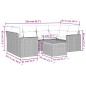 vidaXL 7-tlg. Garten-Sofagarnitur mit Kissen Beige Poly Rattan vidaXL 7-tlg. Garten-Sofagarnitur mit Kissen Beige Poly Rattan