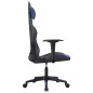 vidaXL Gaming-Stuhl mit Massagefunktion Schwarz und Blau Kunstleder vidaXL Gaming-Stuhl mit Massagefunktion Schwarz und Blau Kunstleder