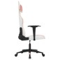 vidaXL Gaming-Stuhl Weiß und Rosa Kunstleder vidaXL Gaming-Stuhl Weiß und Rosa Kunstleder