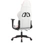 vidaXL Gaming-Stuhl Weiß und Rosa Kunstleder vidaXL Gaming-Stuhl Weiß und Rosa Kunstleder
